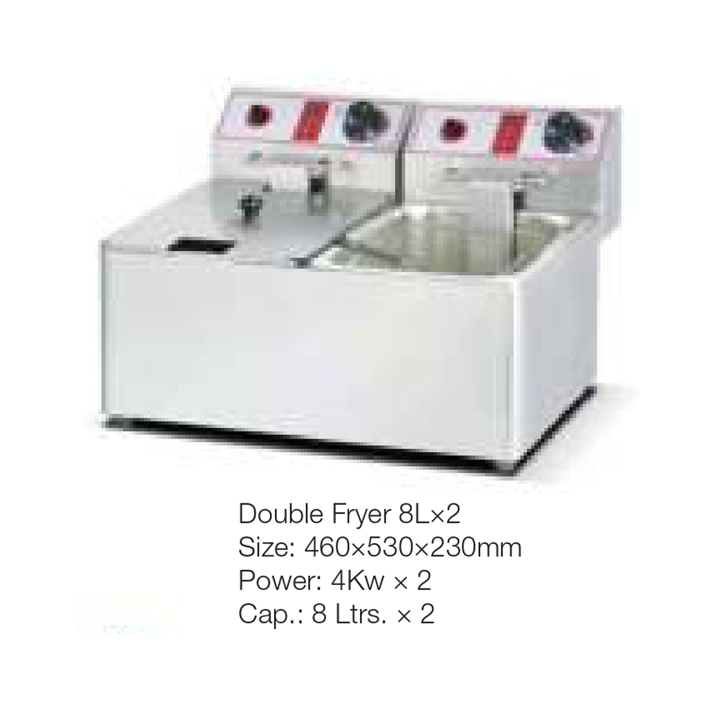 Deep Frayer Electric Double 8Ltr - GARG CROCKERY STORE